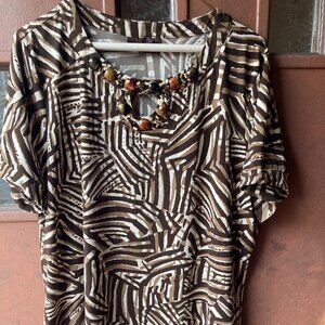 Dana Buchman dressy blouse Size XL